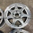 JDM EK9 Civic Type R White 5 Lug Wheels